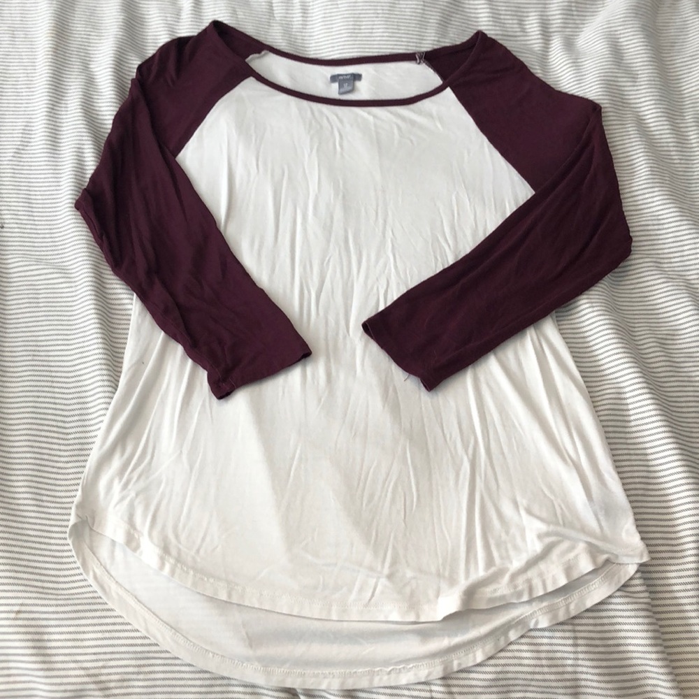 3/4” baseball tee